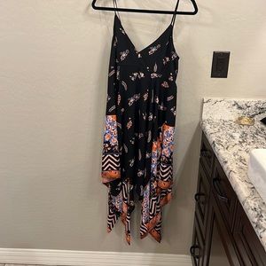 Express flowy handkerchief dress. Size Small.